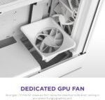 NZXT H5 Flow RGB Compact ATX Mid-Tower PC Gaming Case – High Airflow Perforated Front Panel – Tempered Glass Side Panel – Cable Management – 2 x F140 RGB - Image 7