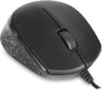 iMicro - 205U Black - Wired USB Optical Mouse - 1200 DPI - Three Buttons Left/Right and Scroll Key - Office Use (MO-205U) - Image 2