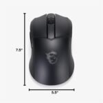 Logitech M185 Wireless Mouse, 2.4GHz with USB Mini Receiver, 12-Month Battery Life, 1000 DPI Optical Tracking, Ambidextrous, Compatible with PC, Mac, Laptop - Black - Image 4