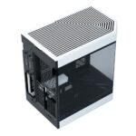 HYTE Y60 Modern Aesthetic Dual Chamber Panoramic Tempered Glass Mid-Tower ATX Computer Gaming Case - White - PCIe 4.0 Riser Cable Included - Image 4