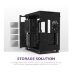 NZXT H9 Flow Tempered Glass ATX Mid-Tower Computer Case - Black - Image 5
