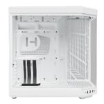 HYTE Y70 Dual Chamber Tempered Glass ATX Mid-Tower Computer Case - Snow White - Image 2