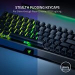 Razer BlackWidow V3 Mini HyperSpeed 65% Wireless Mechanical Gaming Keyboard: Yellow Mechanical Switches Linear & Silent - Phantom Pudding Keycaps - Chroma RGB - Up to 200 Hr Battery - Snap Tap - Image 5