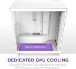 NZXT H7 Flow 2024 - Mid-Tower ATX Airflow Case - Includes Pre-Installed 3 x 120mm Fans - Supports Bottom Fans for Dedicated GPU Cooling - Cable Management - Image 10