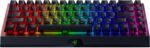 Razer BlackWidow V3 Mini HyperSpeed 65% Wireless Mechanical Gaming Keyboard: Yellow Mechanical Switches Linear & Silent - Phantom Pudding Keycaps - Chroma RGB - Up to 200 Hr Battery - Snap Tap - Image 2