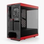 HYTE Y40 Tempered Glass ATX Mid-Tower Computer Case - Red - Image 3