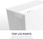 NZXT H7 Flow 2024 - Mid-Tower ATX Airflow Case - Includes Pre-Installed 3 x 120mm Fans - Supports Bottom Fans for Dedicated GPU Cooling - Cable Management - Image 4