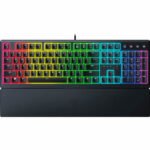 Razer Ornata V3 Gaming Keyboard: Low Profile Keys - Mecha Membrane Switches - UV Coated Keycaps - Backlit Media Keys - 10 Zone RGB Lighting - Spill Resistant - Magnetic Wrist Wrest - Snap Tap