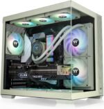 Thermaltake View 380 TG ARGB Matcha Green ATX Case - Image 7