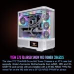 Thermaltake View 370 TG ARGB Mid Tower White - Image 4
