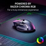 Razer Basilisk V3 X HyperSpeed Customizable Wireless Gaming Mouse: Mechanical Switches Gen-2-5G Advanced 18K Optical Sensor - Chroma RGB - 9 Programmable Controls - 285 Hr Battery - Classic Black - Image 3