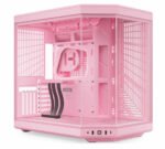 HYTE Y70 Dual Chamber Tempered Glass ATX Mid-Tower Computer Case PINK (Strawberry Milk) - Image 2